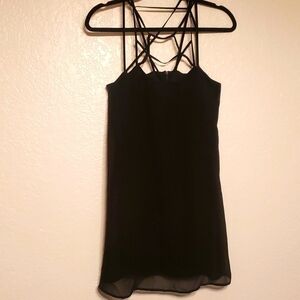 Sage black mini dress Small